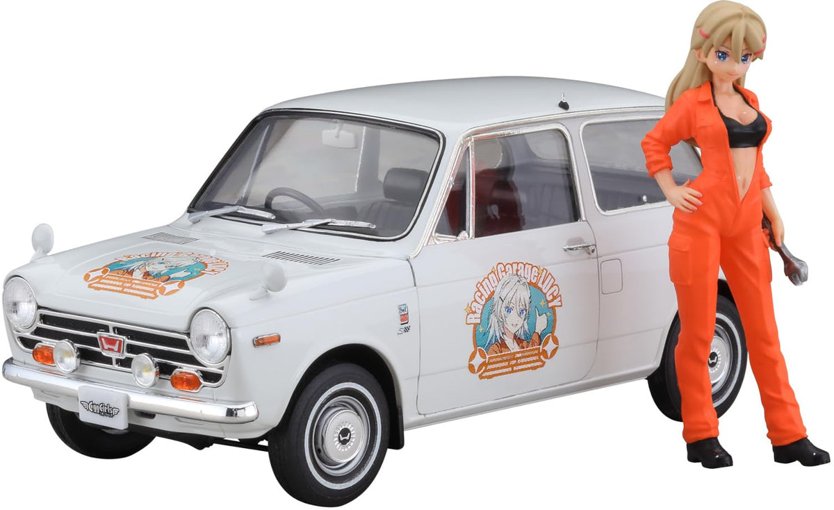 Hasegawa 1/24 Honda N360S (N II) "Lucy McDonnel" w/Figure Plastic Model SP689