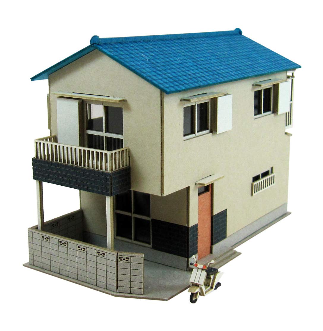 Sankei MP03-107 Diorama Private House Paper Craft N Gauge