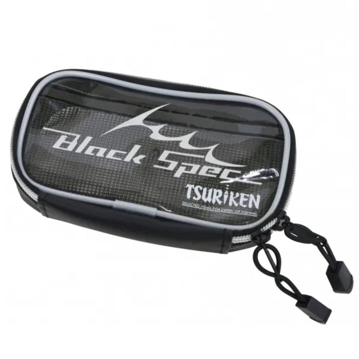 TSURIKEN BS Clear Pouch, M, Black