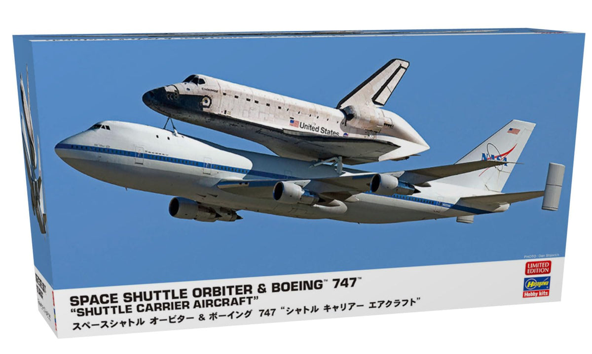 Hasegawa Space Shuttle Orbiter and Boeing 747