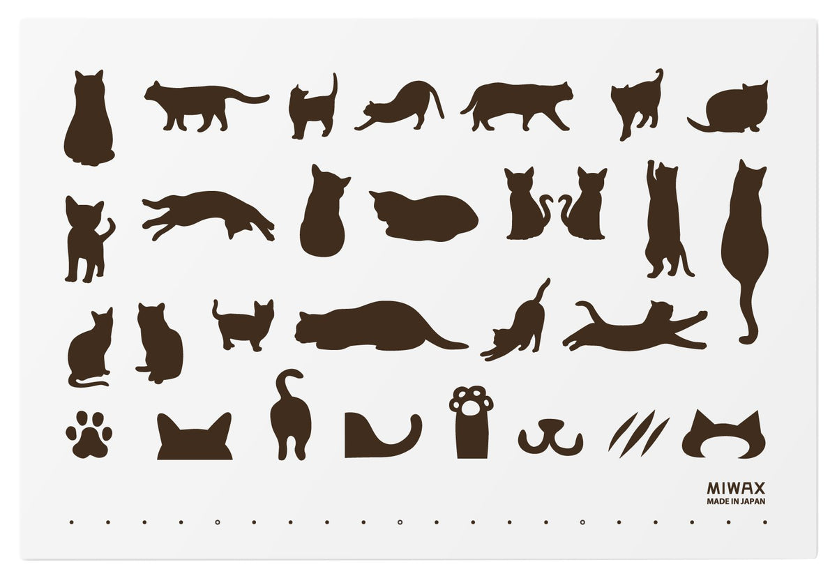 MIWAX SC-A5-CA Cutting Mat, A5, Cat