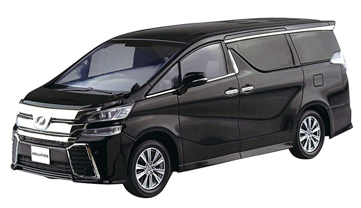 Aoshima Bunka Kyozai 1/32 The snap kit Series Toyota VELLFIRE Black-Painted Plastic Model 04B