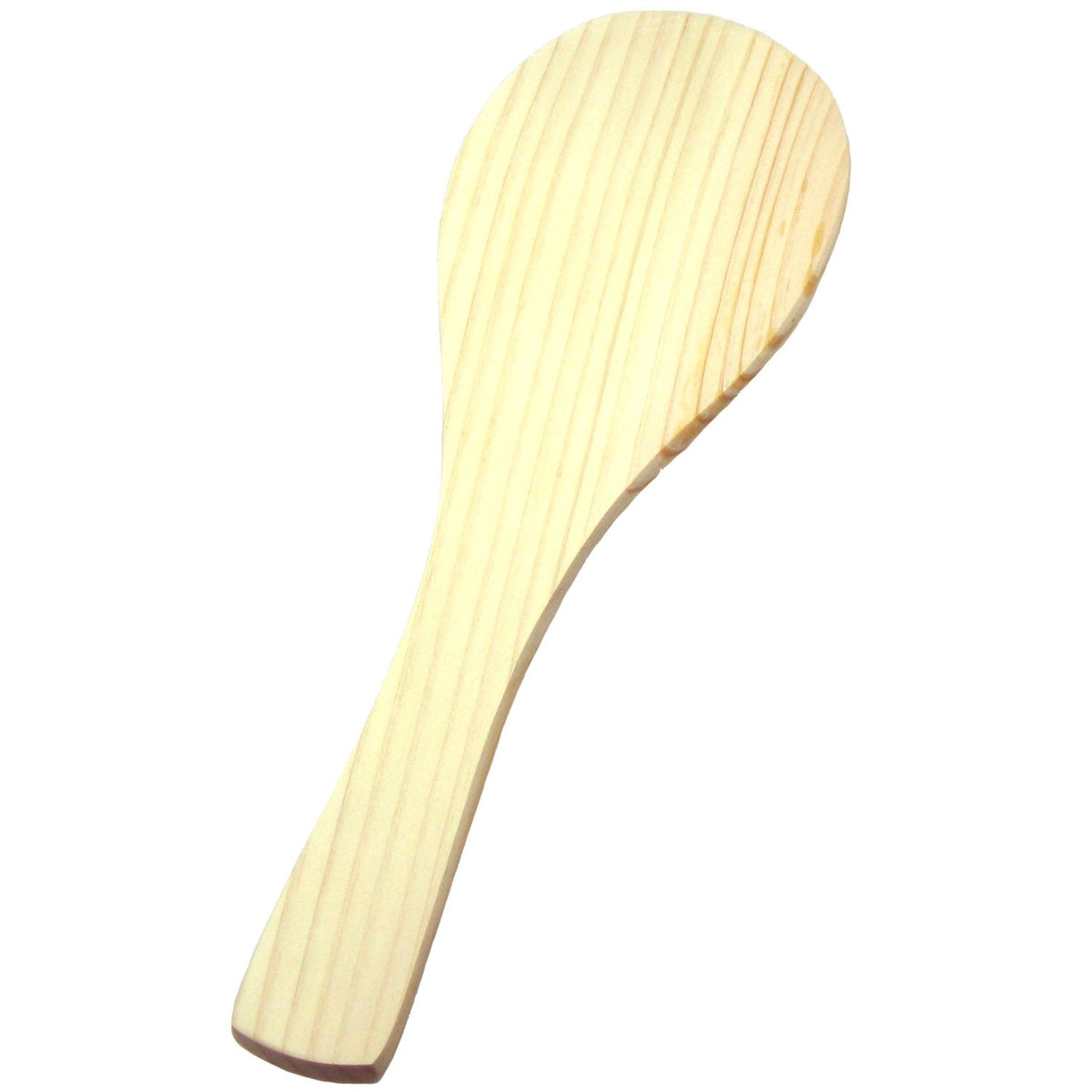 Nagao Wooden Pot, Cypress Wood, Rice Spoon, Medium, Made in Japan