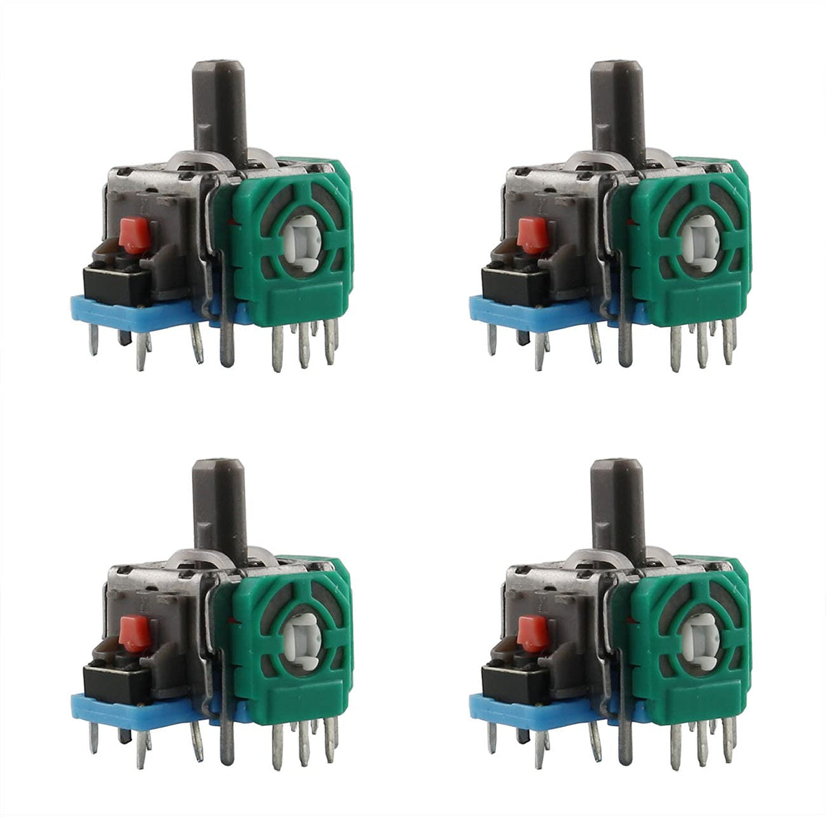 E-outstanding 4Pcs 3D Controller Joystick Axis Analog Sensor Module Replacement for Playstation Xbox 360 Controllers