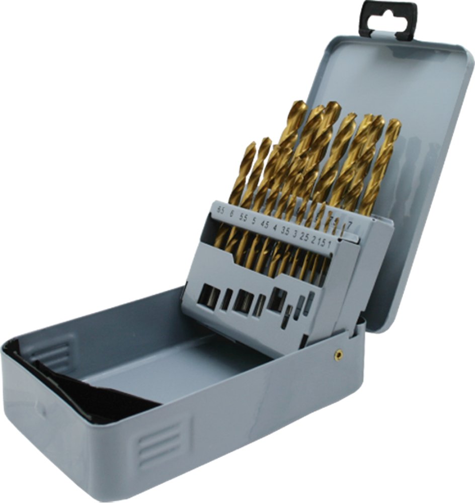 ProAm 19pc titanko-todorirusetto Metal Case 3-Pack, PA – 417ht