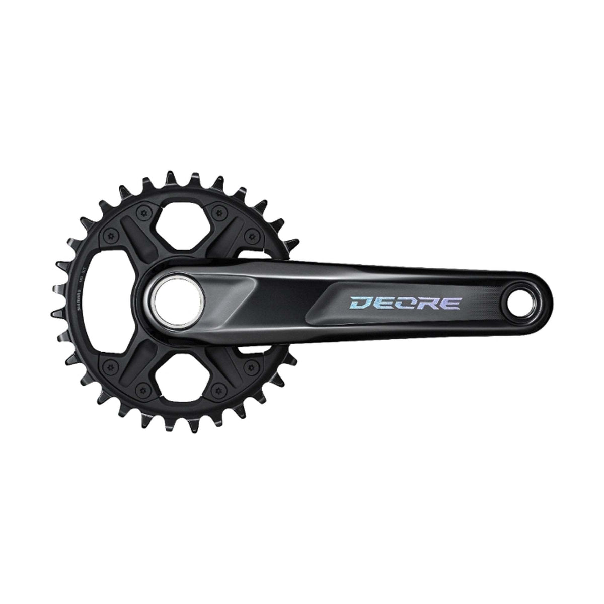Shimano Deore FC-M6100 Deore chainset, 12-Speed, 52 mm chainline, 32T, 170 mm, Black