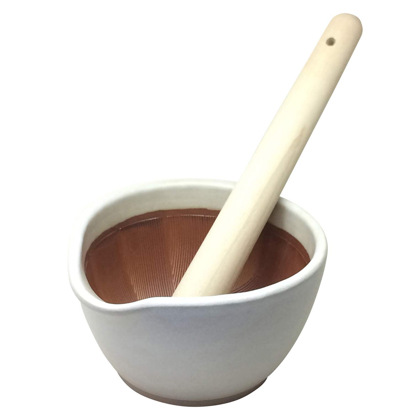 元重製陶所(Motoshige Seitoujo) Ishimiyaki Moto Shige, Made in Japan Mortar, 15cm, White