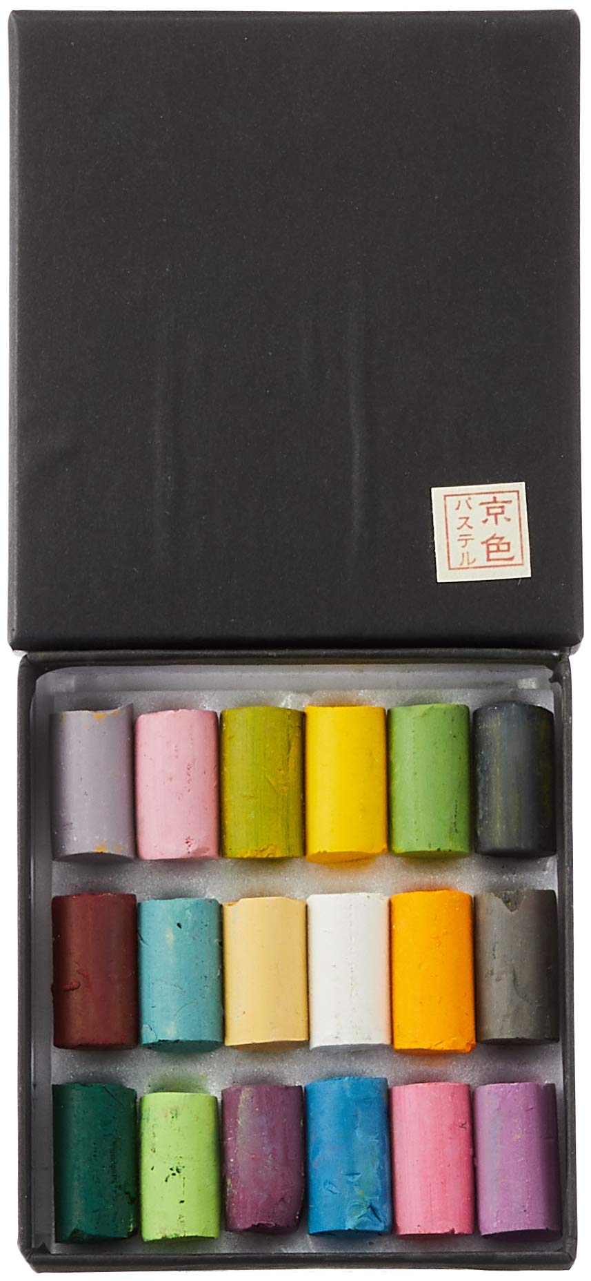 王冠化学工業所 Okappu Chemical Industry Gondola Pastel, Kyoto Color Pastel, Set of 18 Colors