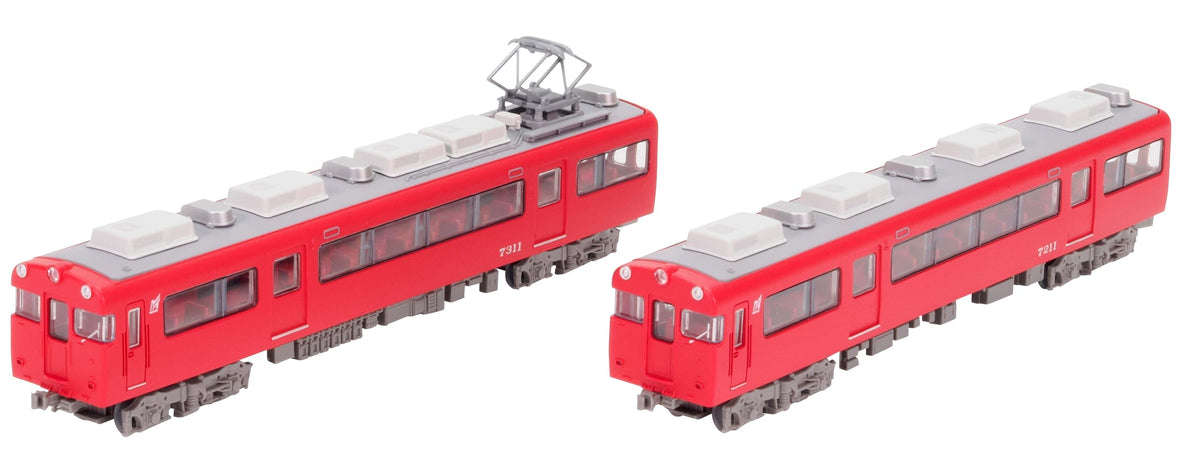 TOMYTEC 336679 Railway Collection Nagoya Railway 7300 Series, 2-Car Set, Diorama Supplies