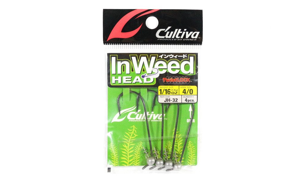 C'ultiva. in Weed Head Jh-32. #4/0. 1/16oz (1.8g). 4pcs.