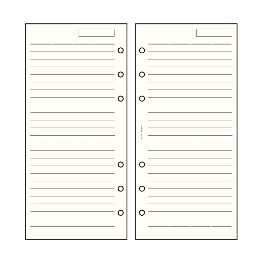 Knox Personal Notebook Refill