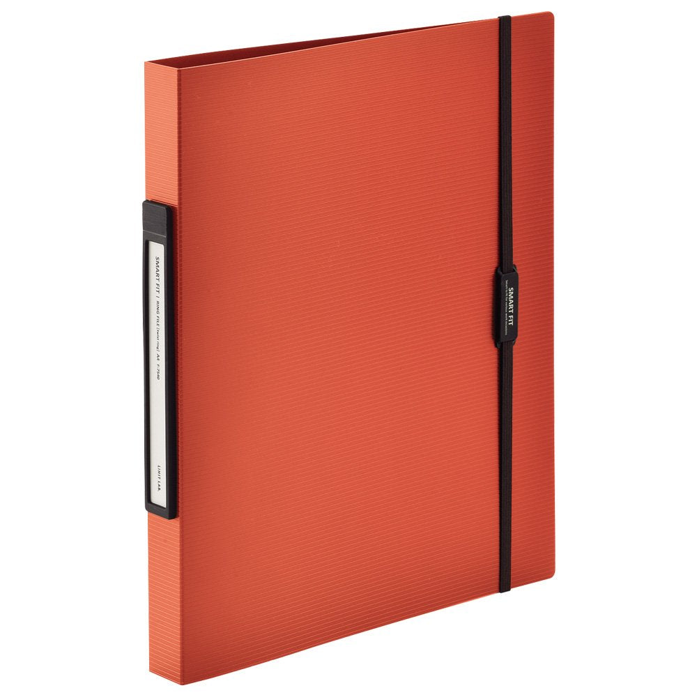 Lihit Lab F7540-4 Ring File A4 2 Hole Orange