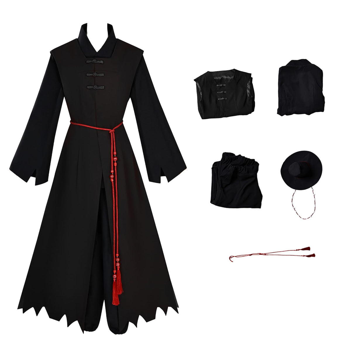 Cosfun Mens Cosplay Costumes Idol Uniform Sets Jacket Tops Pants Hat Full Outfits Traditional Costumes Size S