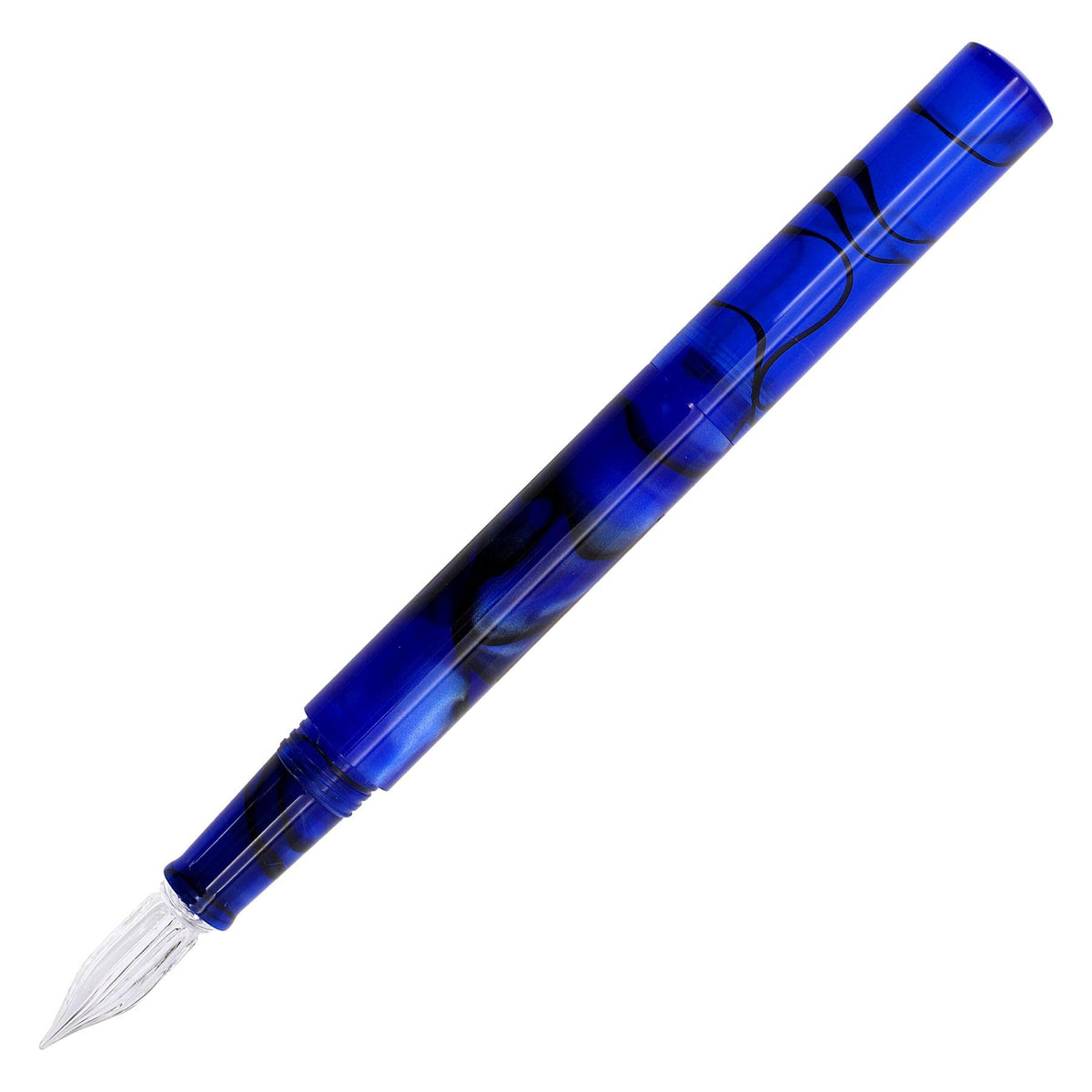 寺西化学 Teranishi Chemical Industry Guitar Glass Pen Aurora with Cap Cosmo Blue GLAA-CBL
