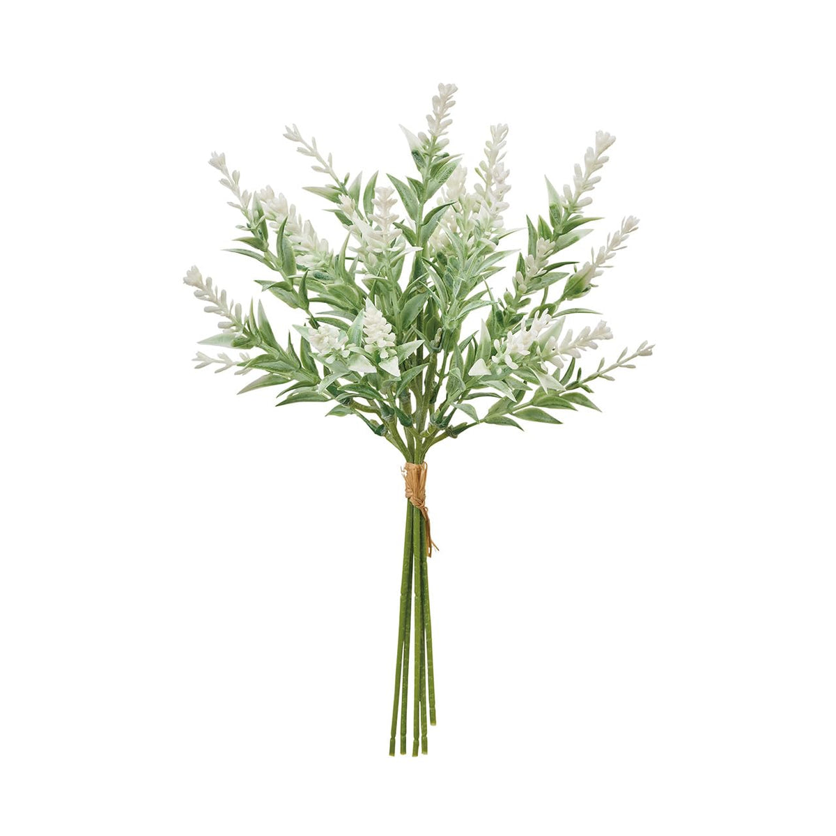 Tokyodo FM008465-001 Marie Lavender Pick #001 White Flower Length L4 x L24 x Width 15 cm 1 Bundle (5 Pieces)