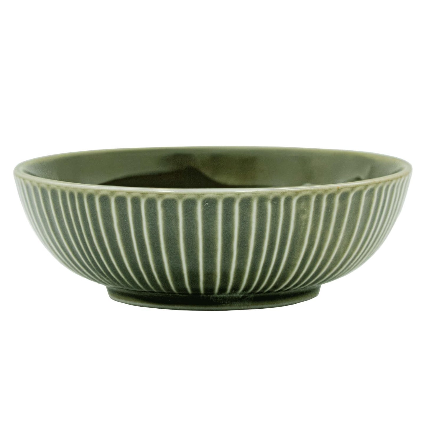 Aito Seisakusho Sogi Bowl, Plate, Diameter Approx. 5.1 inches (13 cm), Microwave Safe, Dishwasher Safe, Mino Ware, Green, Made in Japan