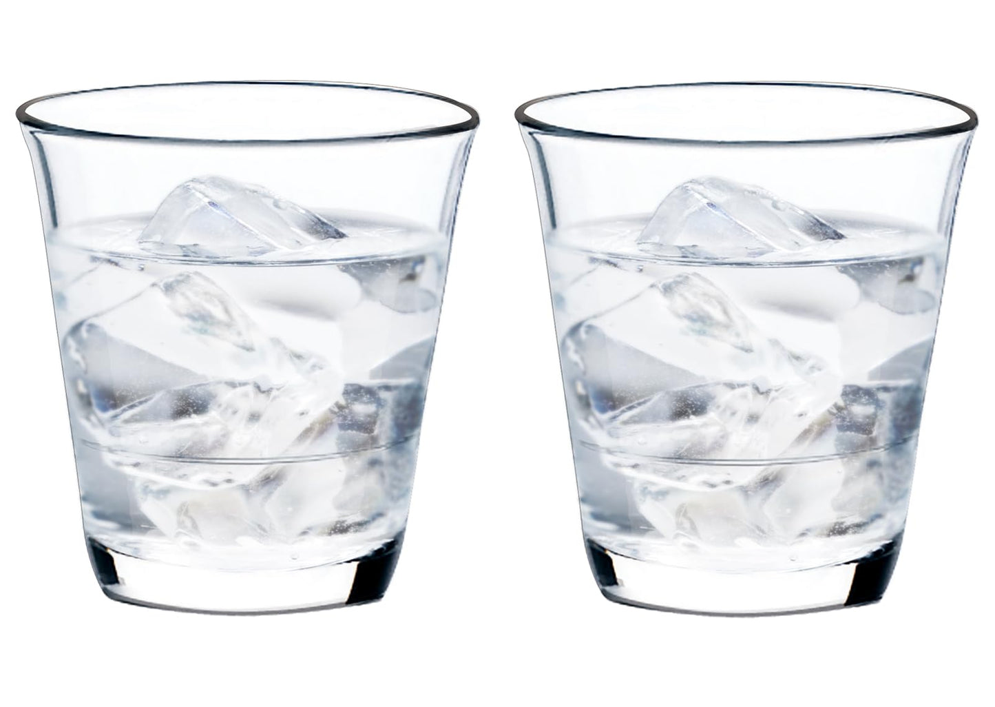 東洋佐々木ガラス Toyo Sasaki Glass P-52103HS-JAN Glass Tumbler, Clear, 7.5 fl oz (210 ml), Spash HS Free Glass, Made in Japan, Dishwasher Safe, Pack of 2