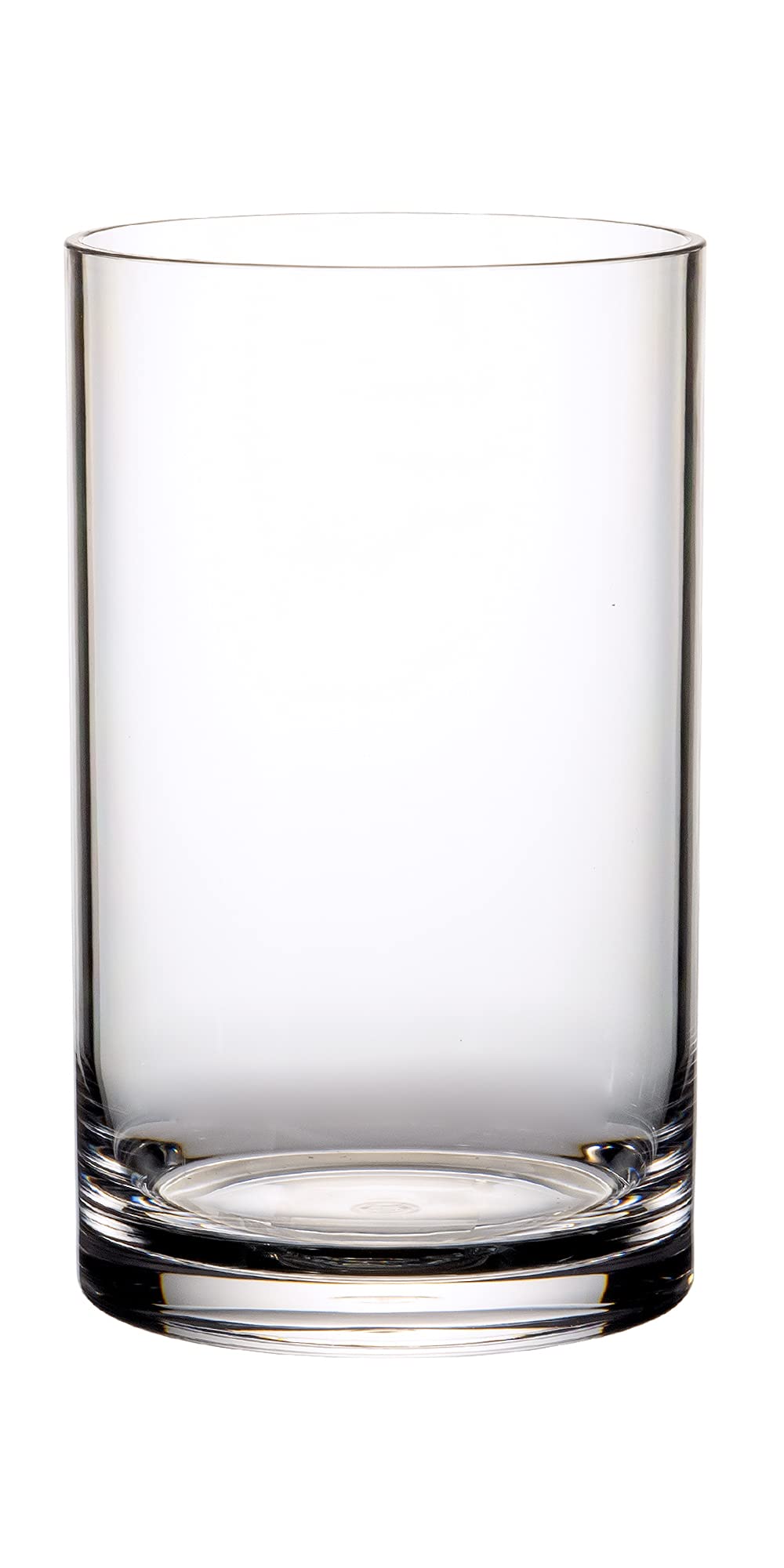 FOYER 2300133 Unbreakable Vase, Flower Base, Polycarbonate, Stylish, Height 9.8 inches (25 cm), Width 5.9 inches (15 cm), Small