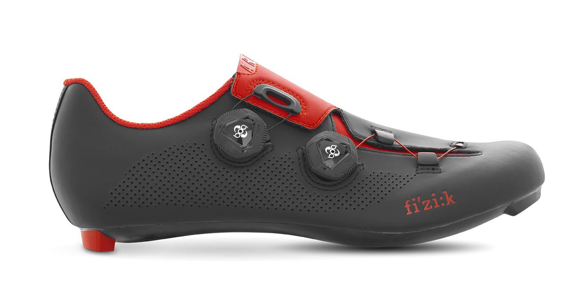 Fizik R3 ARIA Shoes, Black/red, Size 40