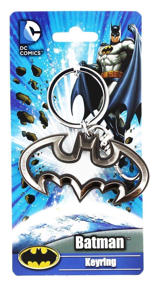 DC Comics Pewter Key Ring: Batman Logo Cut Out