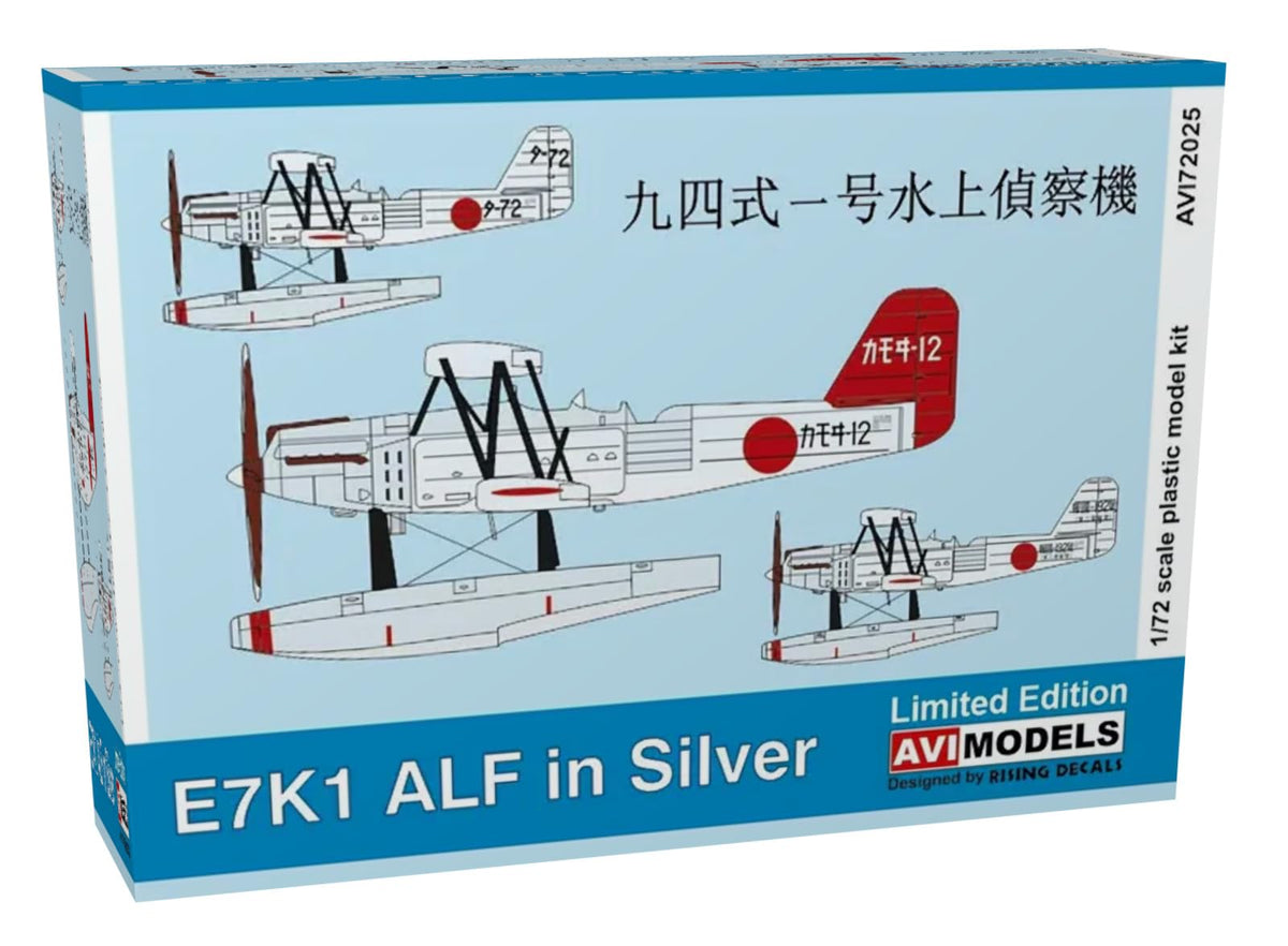 Avi Model AVI72025 1/72 Japanese Navy No. 94 Seaperture Model Silver Wing Plastic Model