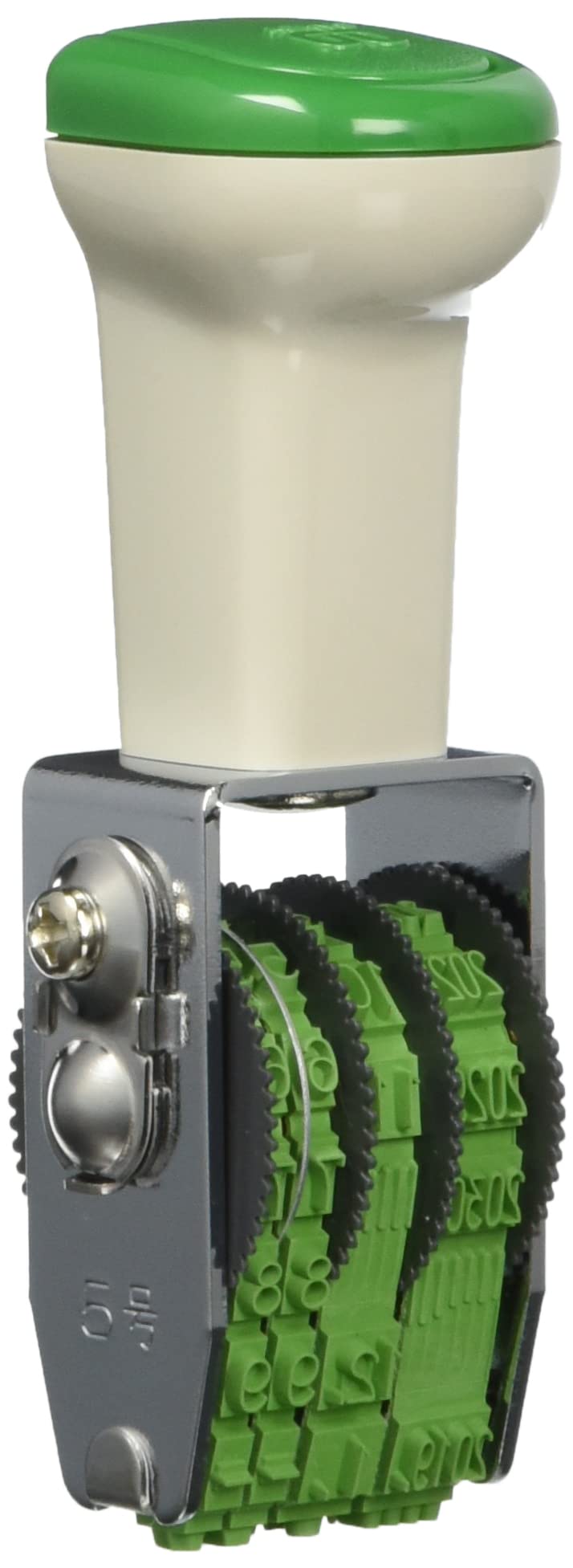 Sanby TKP-NCR05 Techno Touch Rotating Stamp, Date No. 5, CR Type, New Pack Type