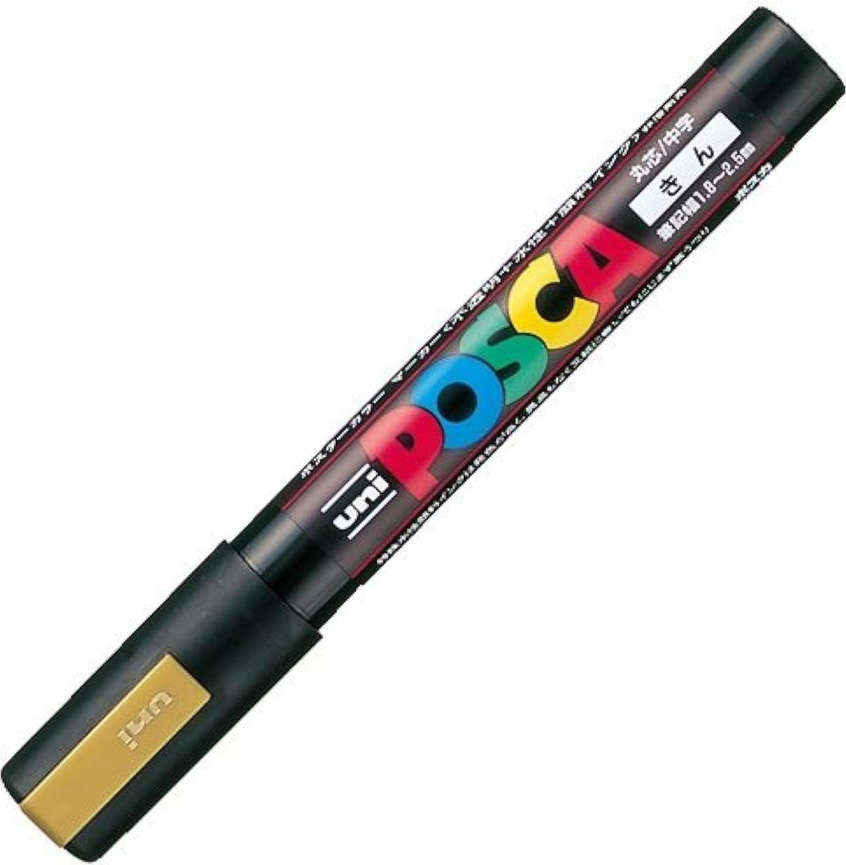 Uni Posca Medium Marker, Gold (PC5M.25)