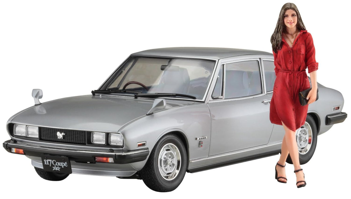 Hasegawa 120116 652404 1/24 Isuzu 117 Coupe with Figure