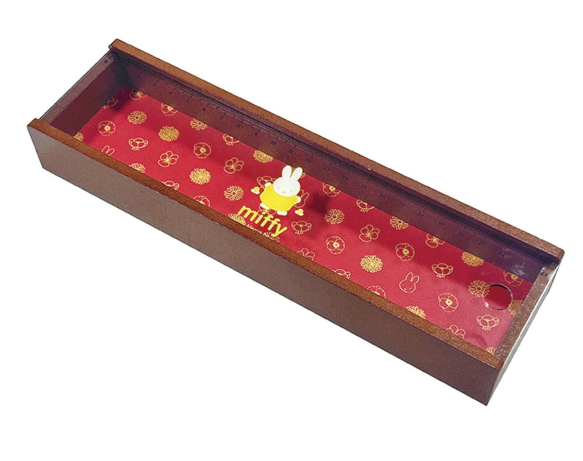 Nagano Factory DickBruna Wood Pentray, Ruler, Red DB2200R