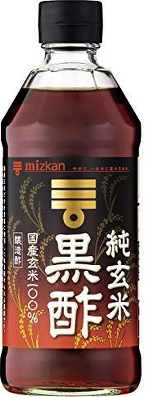 mizkan Pure Brown Rice Black Vinegar (Domestic Brown Rice 100%) 500ml