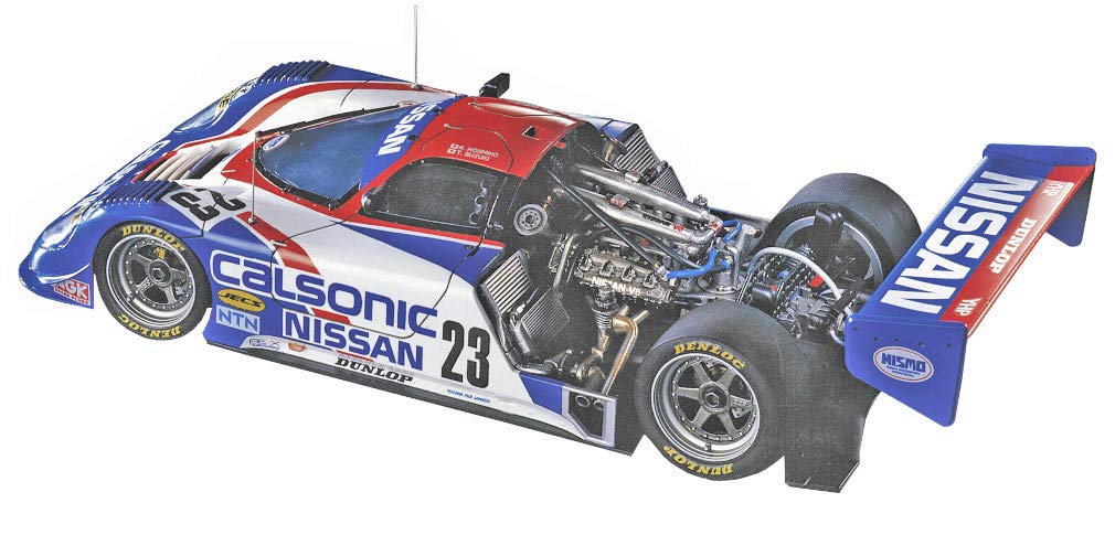 Hasegawa 1/24 Scale Calsonic R89C - Plastic Model Building Kit # 51045