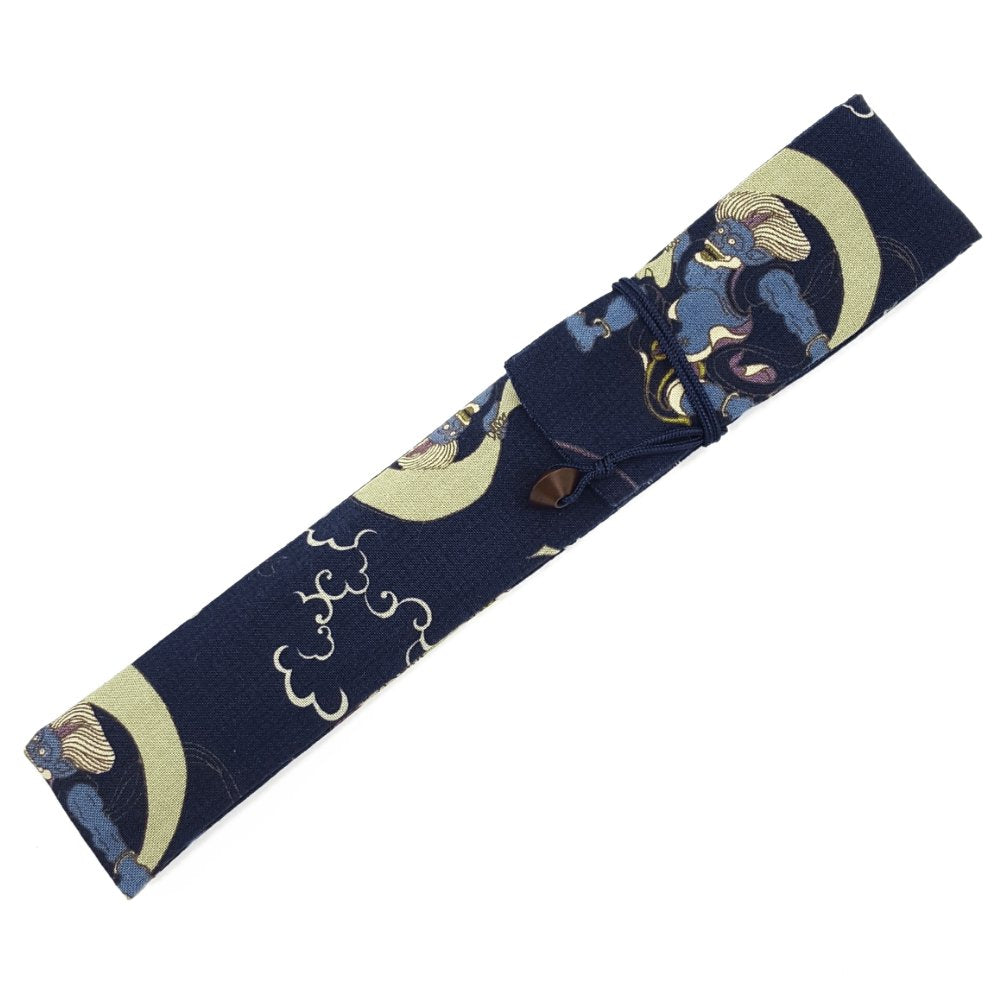 Hand Fan Pocket, 風神 Beard Of Pattern Chopsticks Bag for Any Occasion. Hand Fan Case Fan Bag Chopsticks Bag Chopsticks in Japanese Accessories Japanese-style small Japanese goods Japanese Pattern
