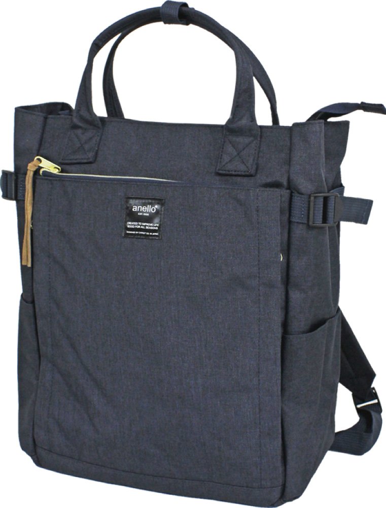 Anello AT-C1225 2-Way Tote Backpack, Large Capacity, A4 POST, navy, F