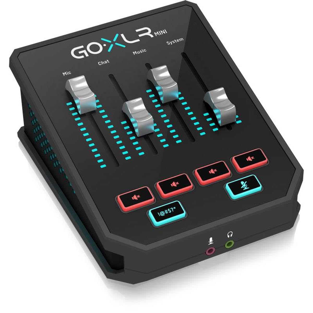 TC Helicon GoXLR MINI Online Broadcast Mixer with USB/Audio Interface and Midas Preamp, Officially Supported on Windows