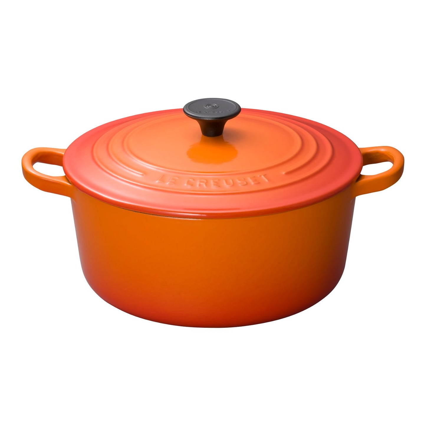 Le Creuset Enameled Cast-Iron 3-1/2-Quart Round French Oven, Flame