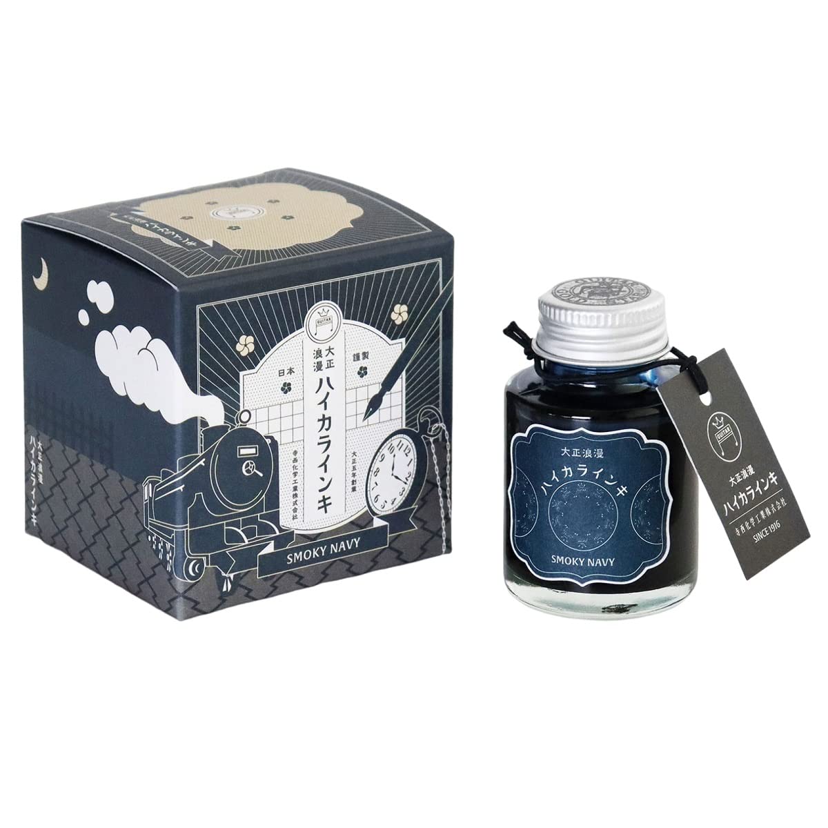 Teranishi Chemical Industries TRH-40ML-T69 Guitar Taisho Romantic High Color Ink, Smoky Navy