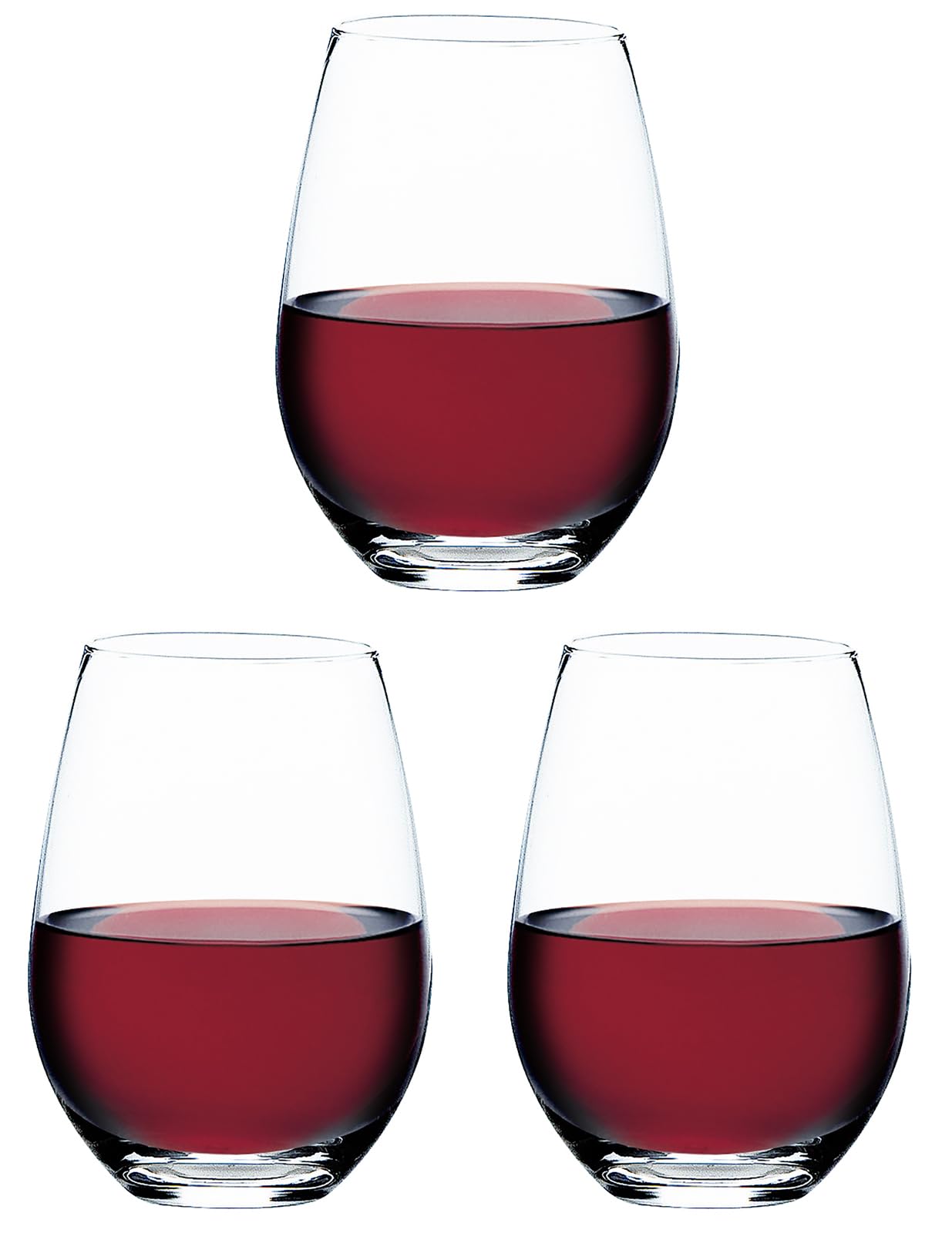 Toyo Sasaki Glass T-24104HS-JAN-W Tumbler Glass, Water Variation, Approx. 12.2 fl oz (360 ml), Pack of 3, Made in Japan, Clear, Shatter-Resistant, Tumbler, Glass, Cup