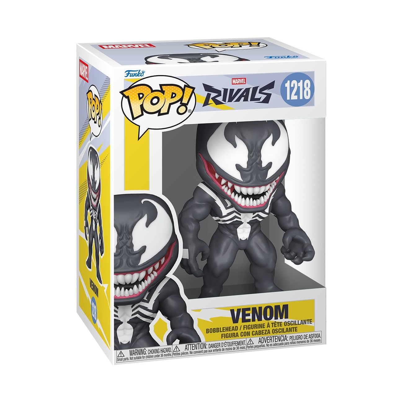 Funko Pop! Games: Marvel Rivals - Venom - 1/6 Odds for Rare Chase Variant - Collectable Vinyl Figure - Gift Idea - Official Merchandise - Toys for Kids & Adults - Marvel Fans