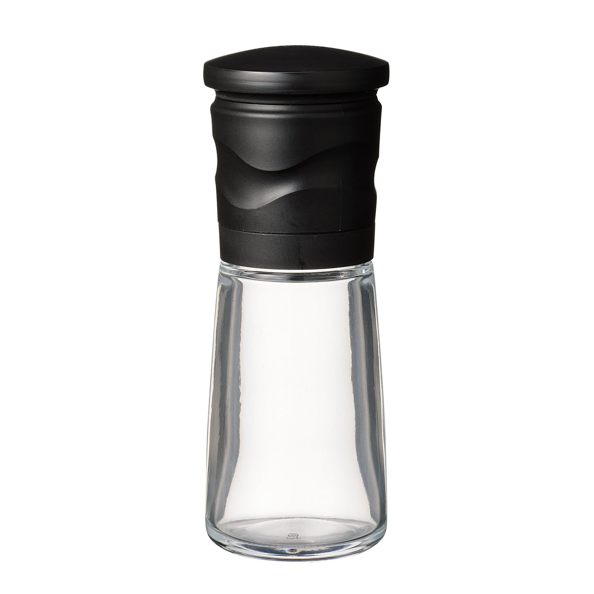 Kyocera CM-15N-BK Mill, 3.4 fl oz (90 ml), Ceramic Salt & Pepper, Crystal Salt, Rock Salt, Pepper, Spices, Japanese Pepper, Seasoning Container, Roughness Adjustment, Decomposition Cleaning, Black