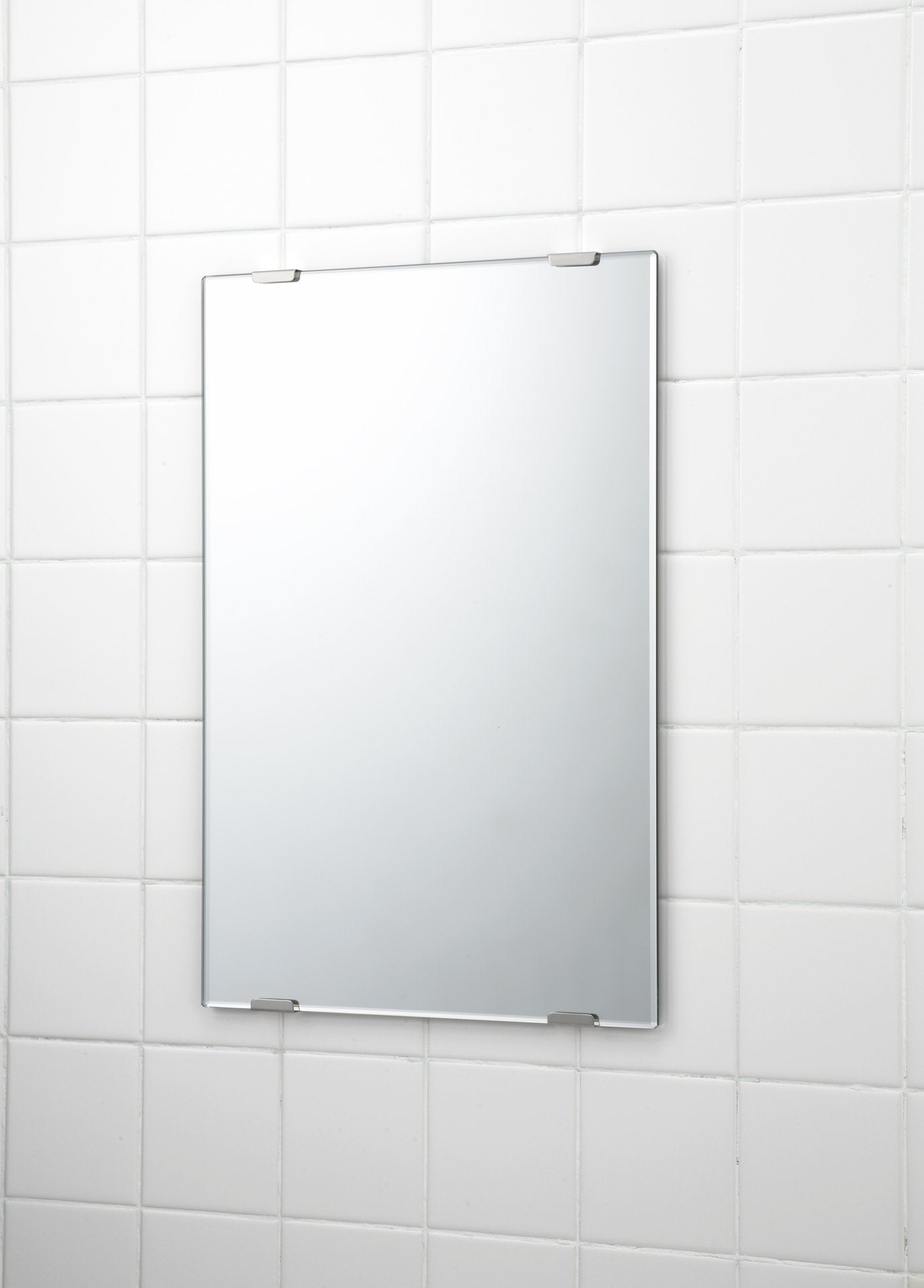 Topre Bath Mirror, Replacement Mirror, Approx. Length 20 x Width 14.0 inches (50.8 x 35.6 cm), Thickness 0.2 inches (5 mm), Moisture Resistant, Easy Installation, Made in Japan N-6, 1 Piece