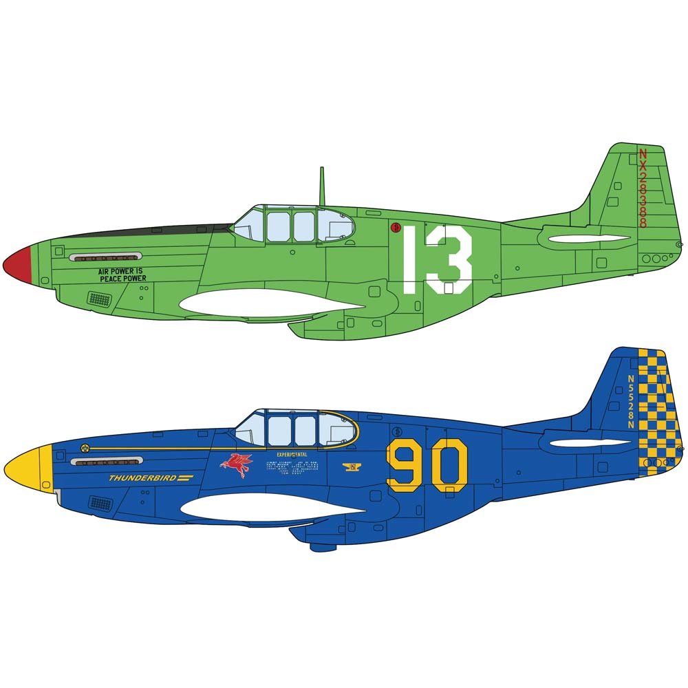 Hasegawa 1:72 Scale P-51B/C Mustang Air Racer