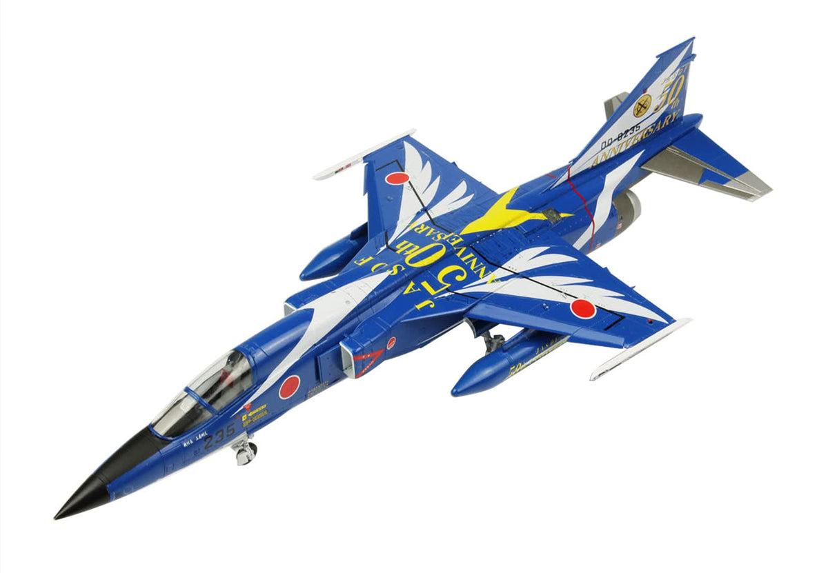 Platz 1/72 Air Self-Defense Force F-1 6th Squadron Japan Air Self-Defense Force 50th Anniversary Paint Machine Plastic Model AC-66 Molded Color