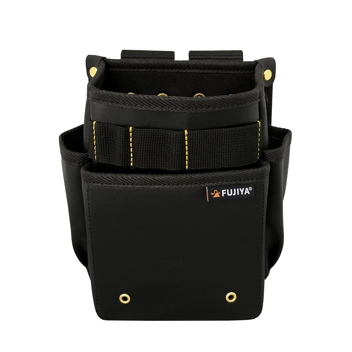FUJIYA Tools, PS-32BG, Waist Holder Bag 2 Small Steps, -Black & Gold Color-