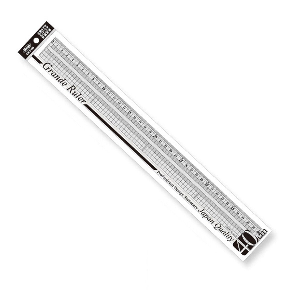 Kyoei Plastics ORIONS Grande GCT-40 Square Groove Cutting Ruler 15.7 inches (40 cm)