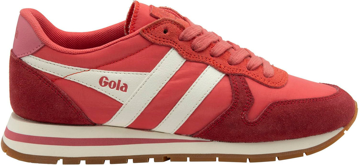 Gola Womens Daytona Chute, Coral/Deep Red/Off White, 9.5, Medium