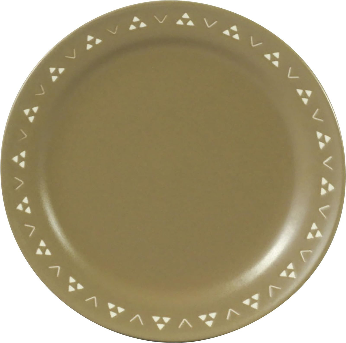 山加商店(Yamakasyoten) Yamaka Shoten YMK83-330 Plate, Dessert Plate, Sweets Plate, Microwave Safe, Dishwasher Safe, Approx. 8.3 inches (21 cm), Komon Scale, Brown, Mino Ware, Made in Japan