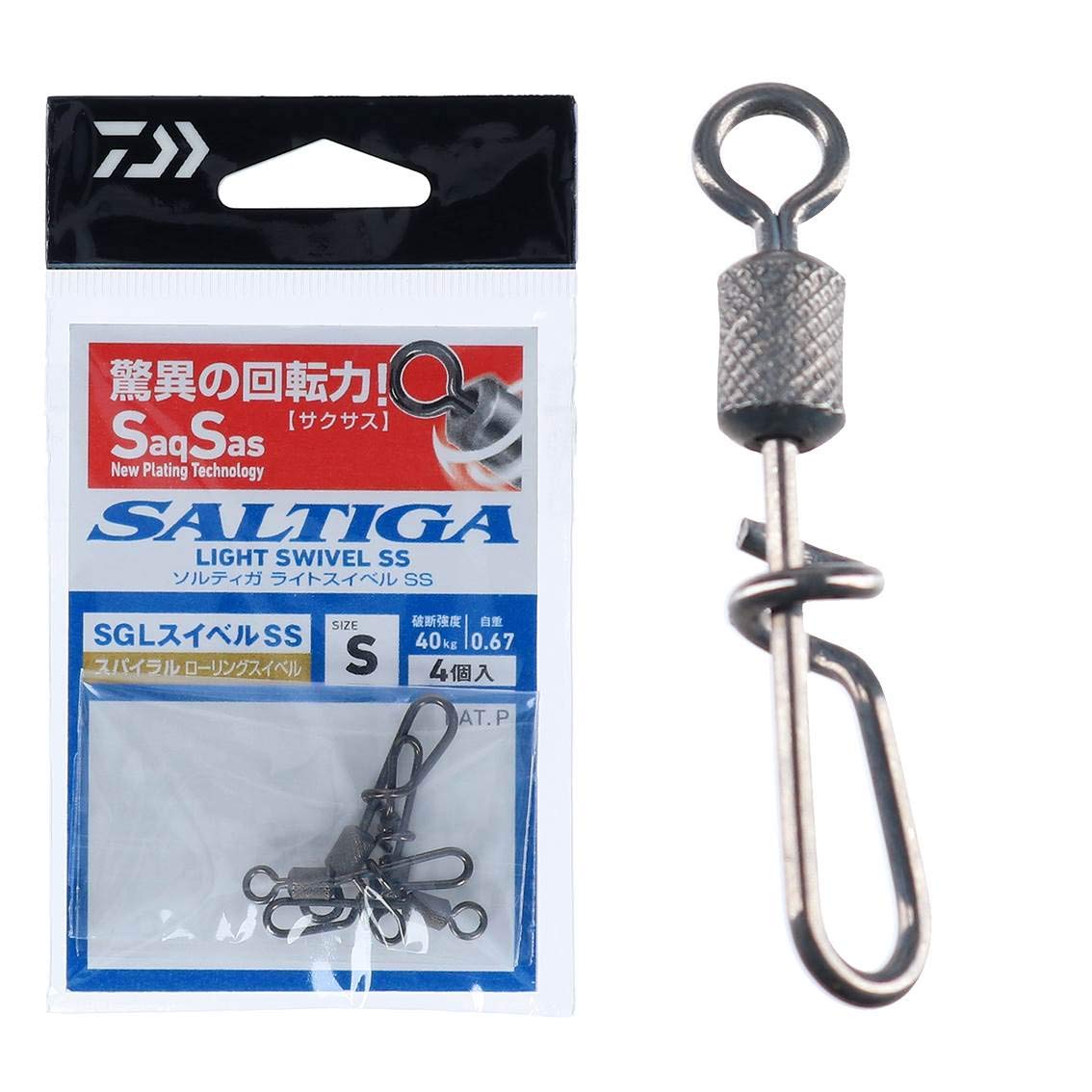 Daiwa Saltiga Light Swivel SS Spiral, S