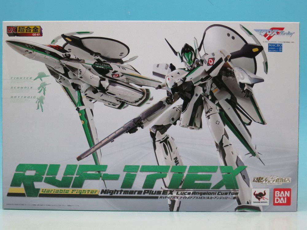 Bandai Macross F DX Super Alloy RVF-171EX Nightmare Plus EX Luca Angers Roni Machine