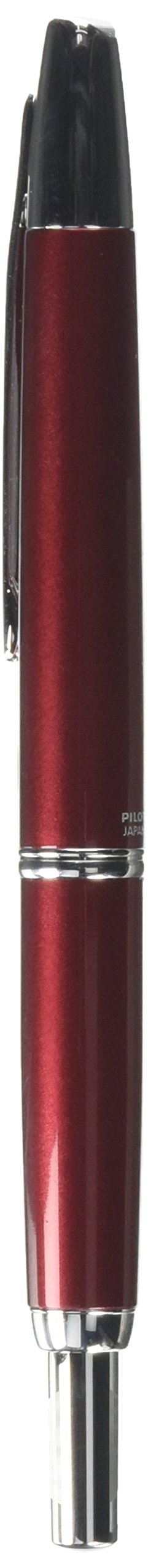 Pilot Fountain Pen Capless Decimo, Red Body, F-Nib