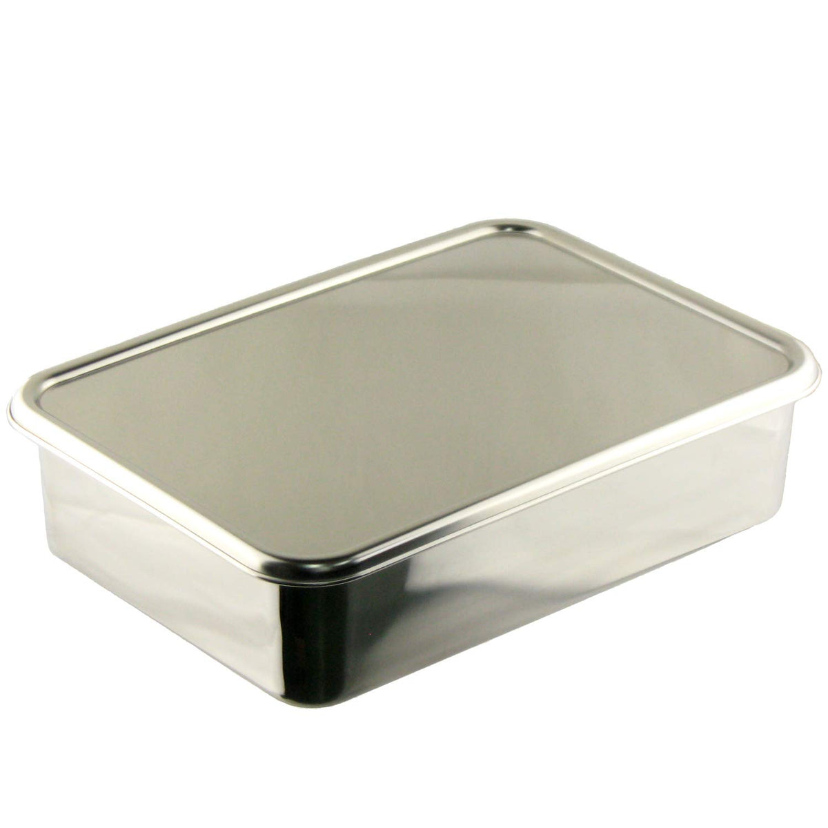 Nagao Tsubame Sanjo Deep Type Set Bat Set 14.3 inches (36.2 cm) with Lid Square Storage Container 18-8 Stainless Steel No. 9 Made in Japan